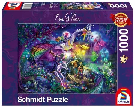 Puzzle 1000 PQ Rose Cat Khan Cyrk Nocy Letniej 111728