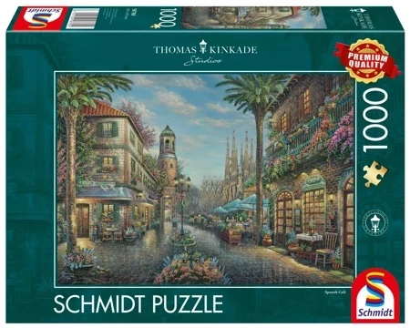 Puzzle 1000 PQ T. Kinkade Hiszpańska uliczka 112728