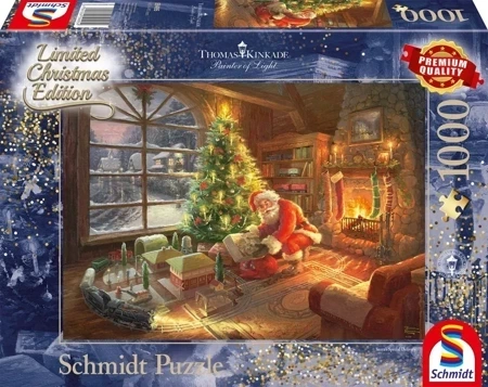 Puzzle 1000 PQ T. Kinkade Przesyłka od Świętego Mikołaja 108132