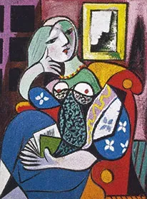 Puzzle 1000 Picasso kobieta z książką