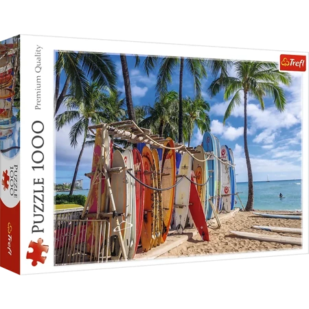 Puzzle 1000 Plaża Waikiki Hawaje 10742