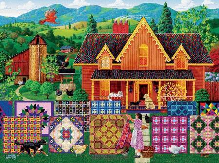 Puzzle 1000 Poranek Na Wsi,joseph Burgess