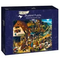 Puzzle 1000 Przysłowia Bruegel 1559