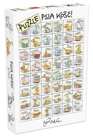 Puzzle 1000 Psia kość!