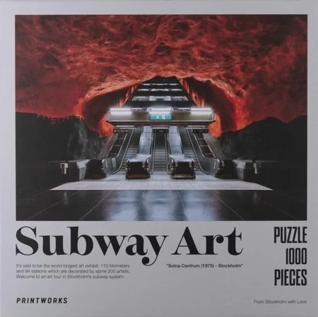 Puzzle 1000 Subway Art Fire