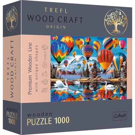 Puzzle 1000 drewniane Kolorowe balony 20143