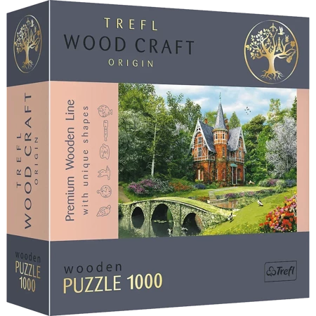 Puzzle 1000 drewniane Wiktoriański dom 20145