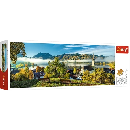 Puzzle 1000 panoramiczne Nad jeziorem Schliersee 29035