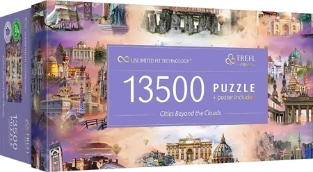 Puzzle 13500 Cities Beyond the Clouds TREFL