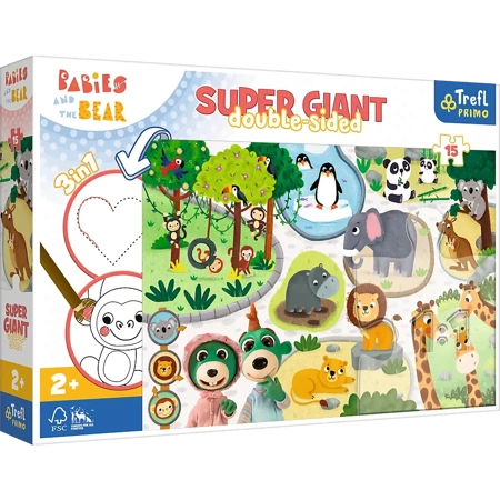 Puzzle 15 Super Giant Bobaski w ZOO 42000