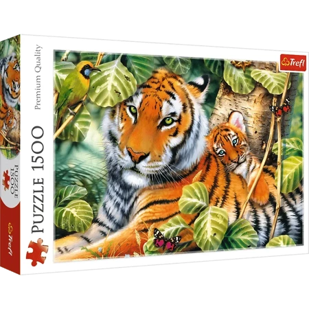 Puzzle 1500 Dwa tygrysy 26159