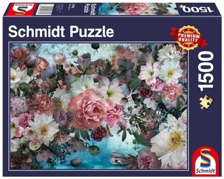 Puzzle 1500 PQ Kwiaty pod wodą 111716