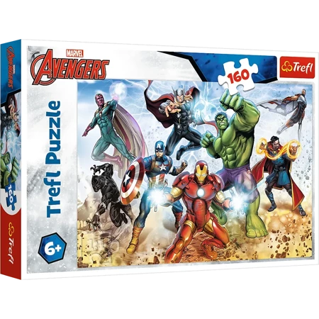 Puzzle 160 Gotowi by ratować świat Marvel the Avengers 15368