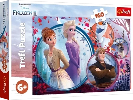 Puzzle 160 Siostrzana przygoda Frozen 2 15374