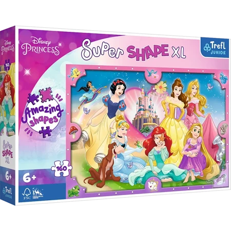 Puzzle 160 Super Shape XL Disney Princess TREFL