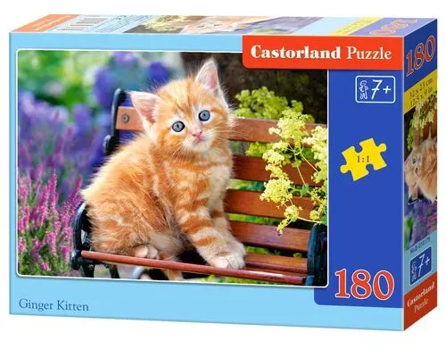 Puzzle 180 Imbirowy kotek CASTOR