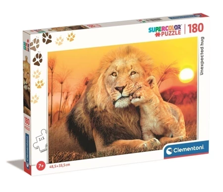 Puzzle 180 Super kolor Unexpected hug 29785