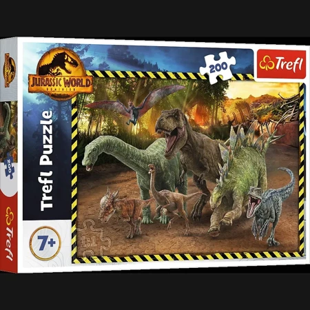 Puzzle 200 Dinozaury z Parku Jurajskiego 13287