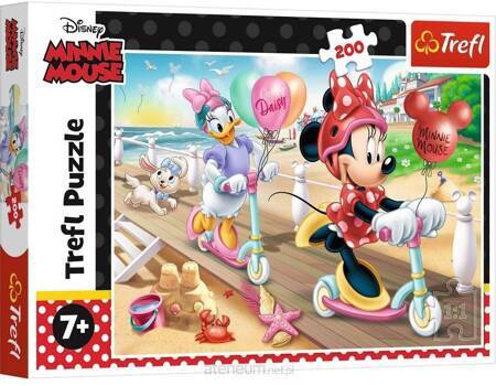 Puzzle 200 Minnie na plaży 13262