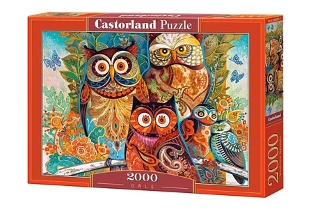 Puzzle 2000 Sowy CASTOR