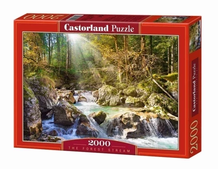 Puzzle 2000 Strumyk w lesie CASTOR