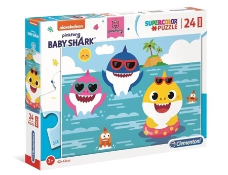 Puzzle 24 Super Kolor Baby Shark