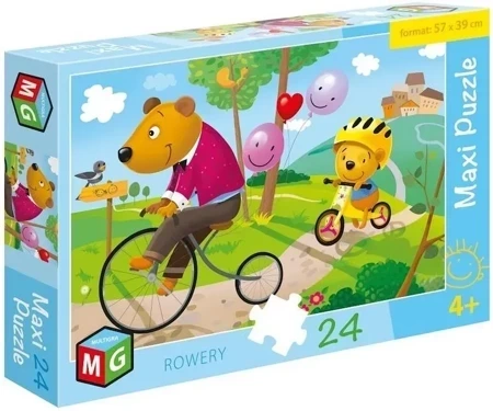 Puzzle 24 maxi Rowery