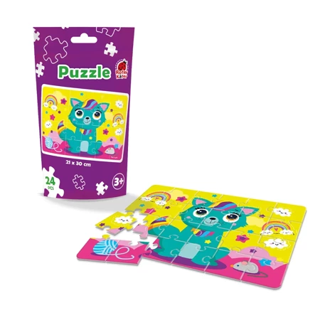 Puzzle 24 saszetka Kot RK1130-06