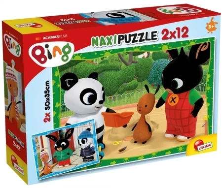 Puzzle 2w1 2x12 Bing i przyjaciele 304-81226