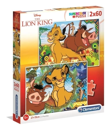 Puzzle 2x60 Król Lew