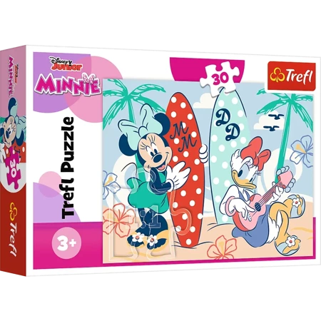 Puzzle 30 Kolorowa Minnie 18302