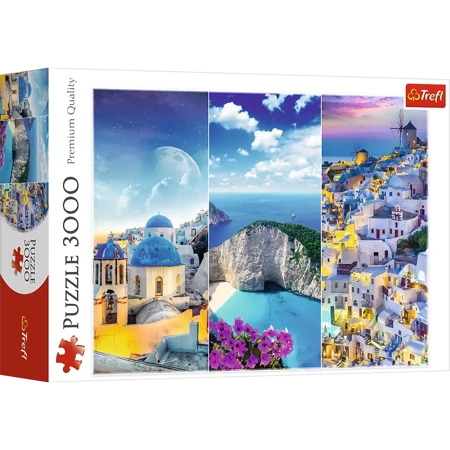 Puzzle 3000 Greckie wakacje 33073