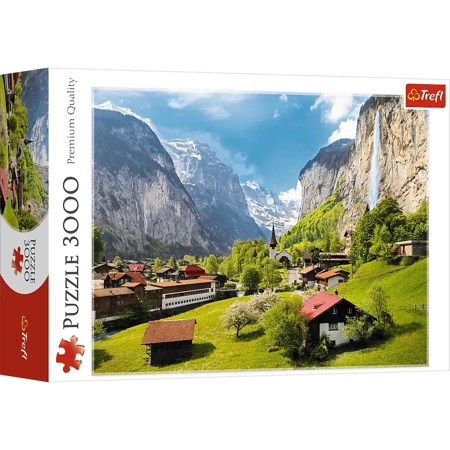 Puzzle 3000 Lauterbrunnen Szwajcaria 33076