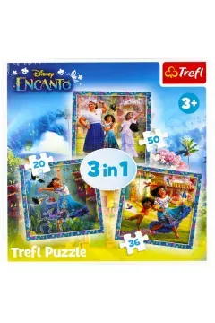 Puzzle 3w1 Bohaterowie magicznego Encanto 34866