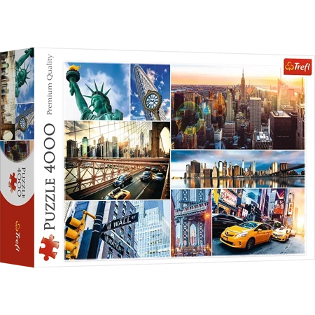 Puzzle 4000 Nowy York kolaż 45006