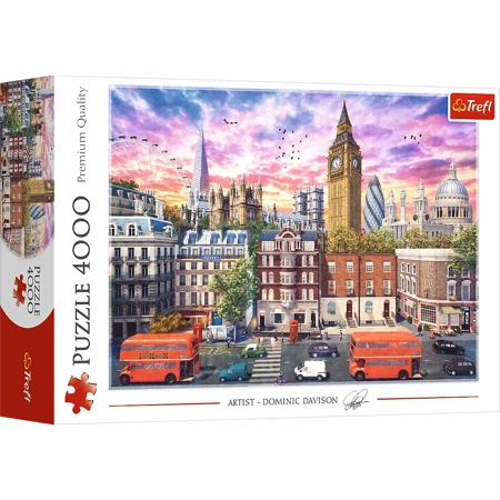 Puzzle 4000 Spacer po Londynie 45010