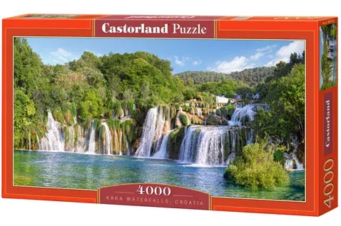 Puzzle 4000 Wodospady Krka - Chorwacja CASTOR