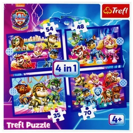 Puzzle 4w1 Bohaterowie na ratunek 34621