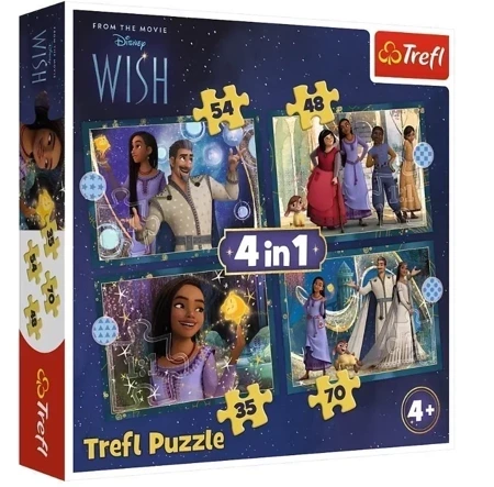 Puzzle 4w1 Marzenia się spełniają 34649