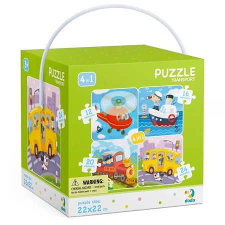 Puzzle 4w1 Transport - 24 elementy 300132