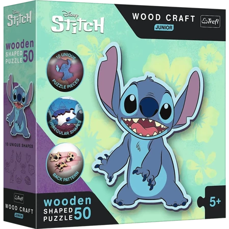 Puzzle 50 drewniane Wood Craft Junior Lilo & Stitch  20205