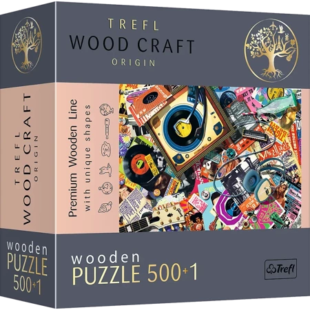 Puzzle 500+1 drewniane W świecie muzyki 20180