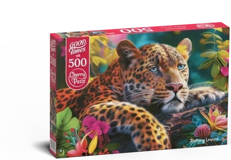 Puzzle 500 CherryPazzi Reclining Leopard 20166