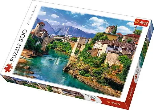 Puzzle 500 Stary most w Mostarze Bośnia i Hercegowina 37333