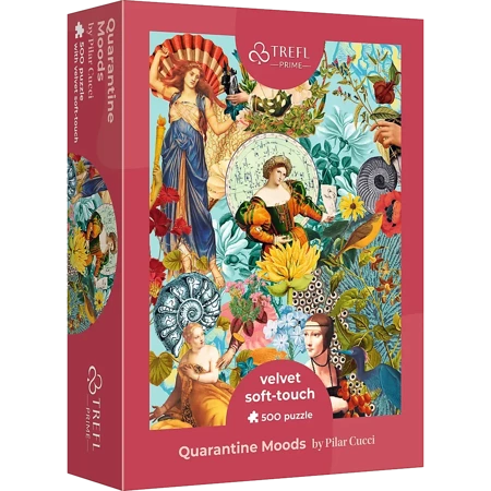 Puzzle 500 Velvet Soft Touch Quarantine Moods by Pilar Cucci