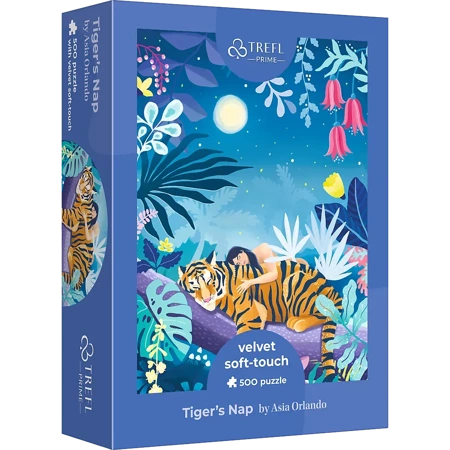 Puzzle 500 Velvet Soft Touch Tiger's Nap Asia Orlando 37424