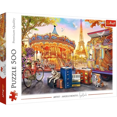 Puzzle 500 Wakacje w Paryżu 37426