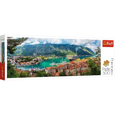 Puzzle 500 panoramiczne Kotor Czarnogóra 29506