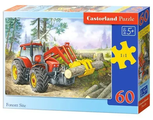 Puzzle 60 Koparka las B-06601