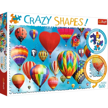 Puzzle 600 Crazy Shapes Kolorowe balony TREFL